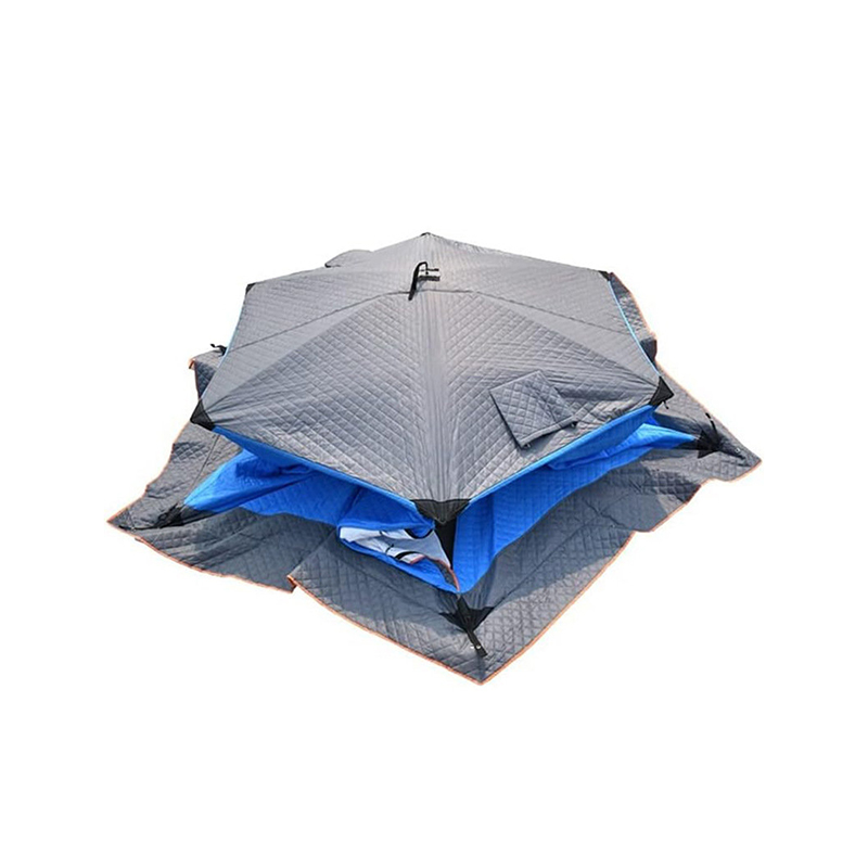 Tenda penangkapan es bingkai fiberglass lima sisi besar