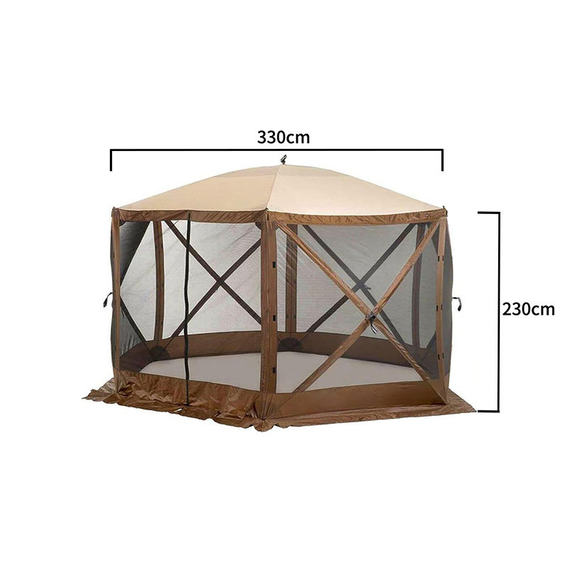 Layar & Kamar Layar Berkemah Hexagon