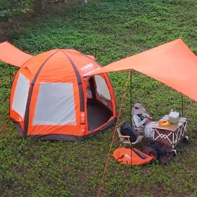 Tenda Prion Hemispherical 2 Pintu 4 Jendela