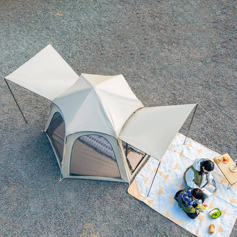 Tenda Bulat Luar Ruang Kecil
