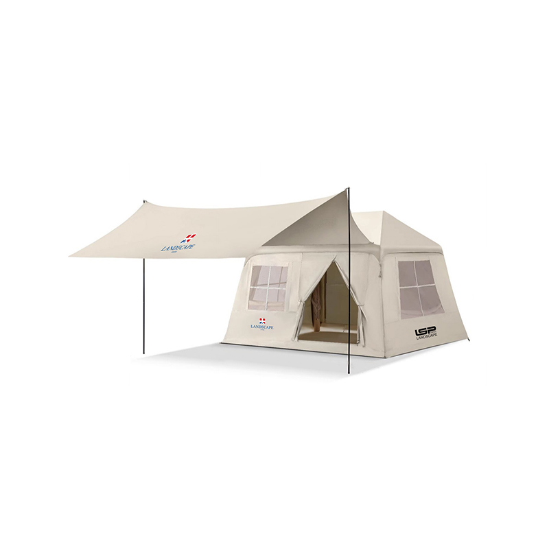 Tenda tiup dengan kanopi