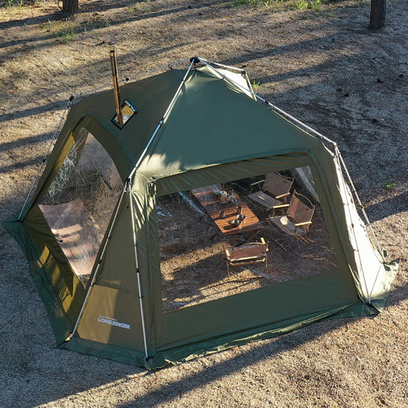 Tenda kanopi terbuka cepat