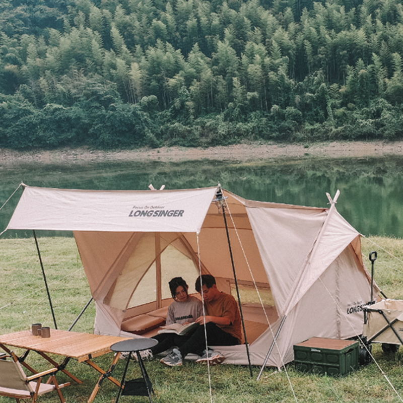 Tenda berkemah A-Frame Teepee