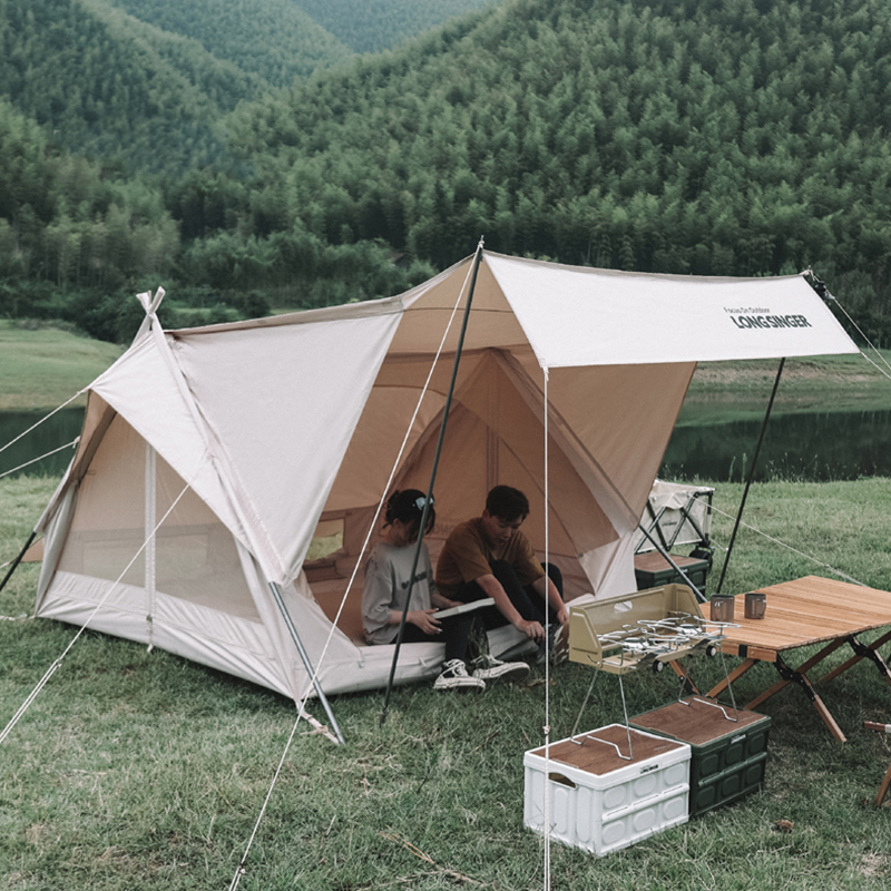 Tenda berkemah A-Frame Teepee
