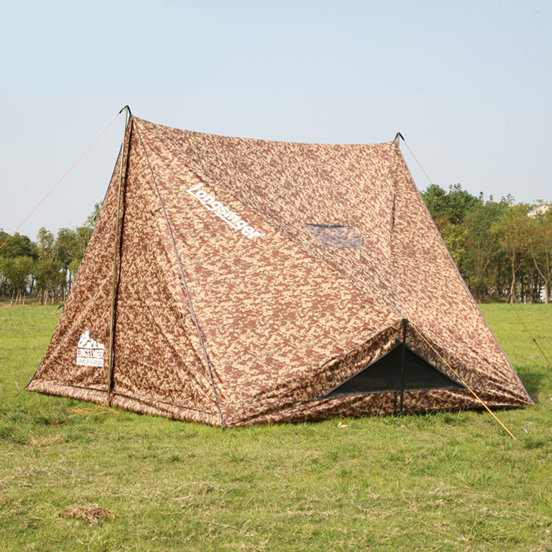 Tenda berkemah kamuflase outdoor