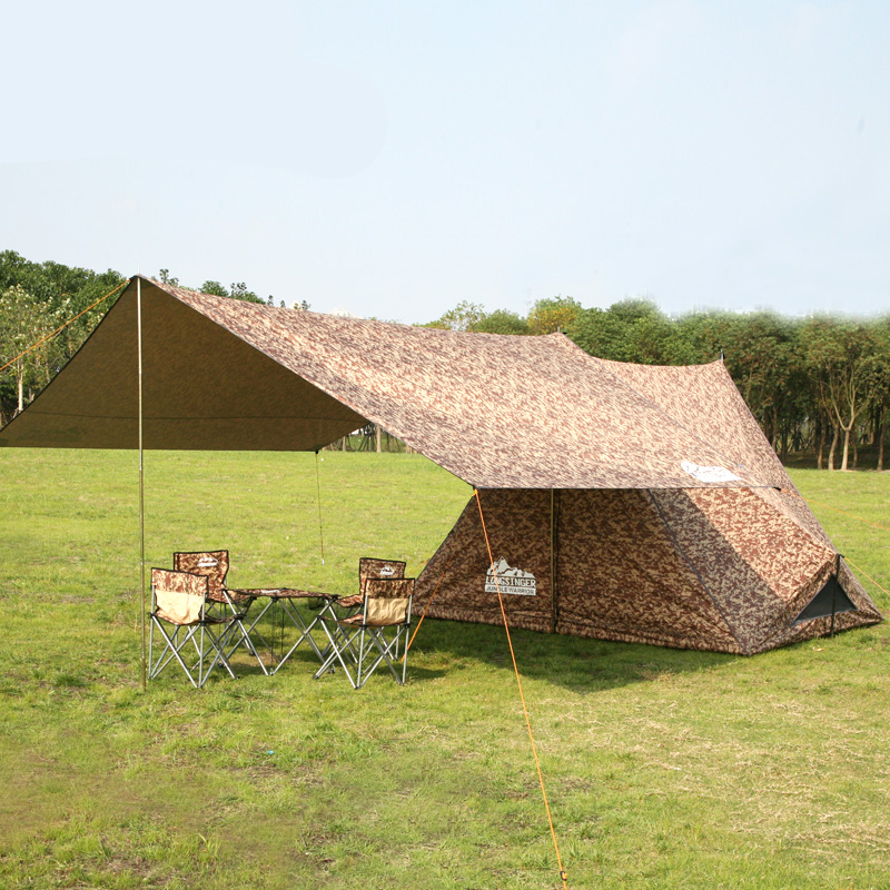 Tenda berkemah kamuflase outdoor