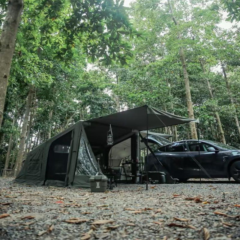 Tenda tiup berkemah gaya militer luar ruangan