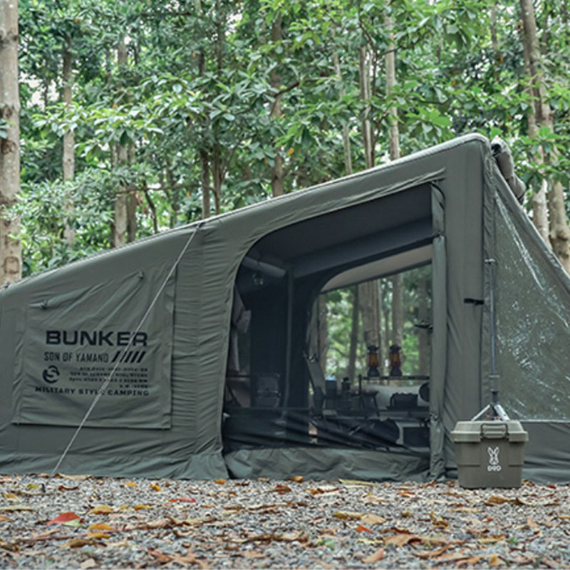 Tenda tiup berkemah gaya militer luar ruangan